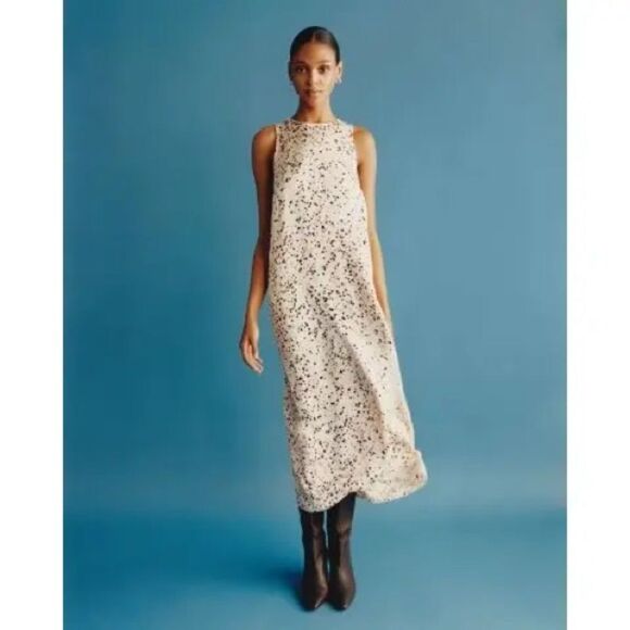 NWT Everlane The Satin Racerback Slip Dress Size 14 - Picture 1 of 10